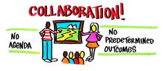 Collaboration – No predetermined outcomes