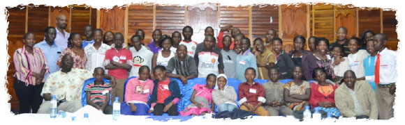 Image of the children at national conference in Kenya