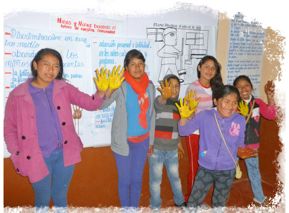 Un grupo de niños y niñas muy especiales de Cusco